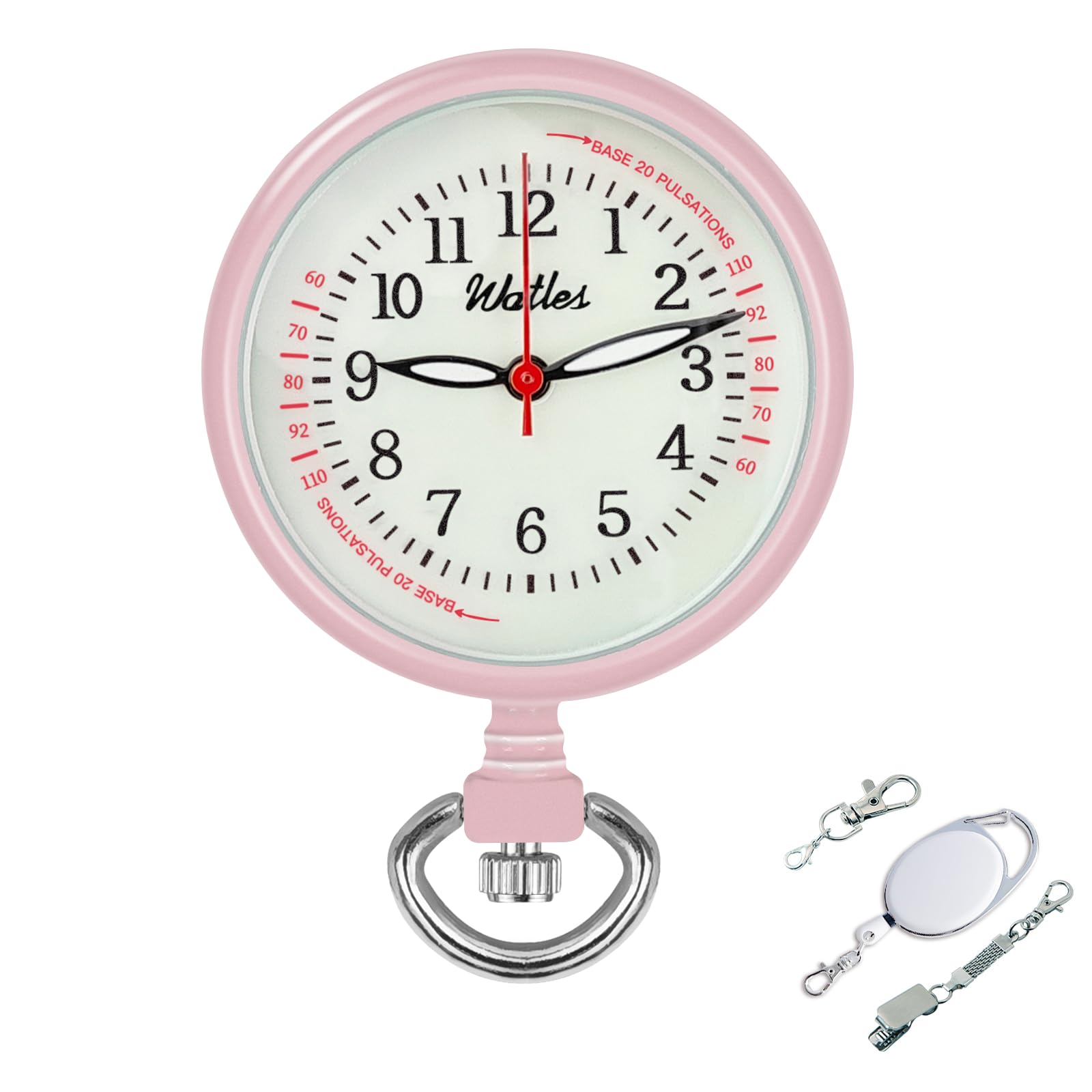 ナースウォッチ 懐中時計 ピンク