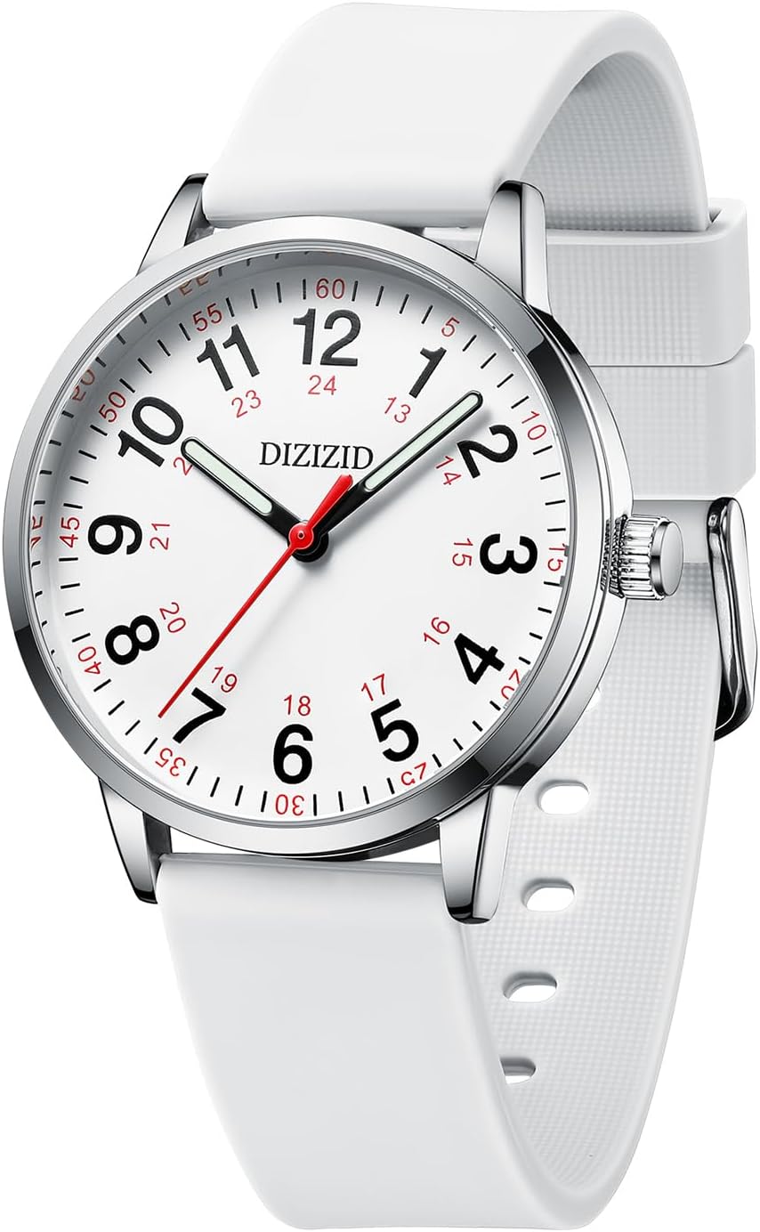 DIZIZID アナログナースウォッチ ホワイト